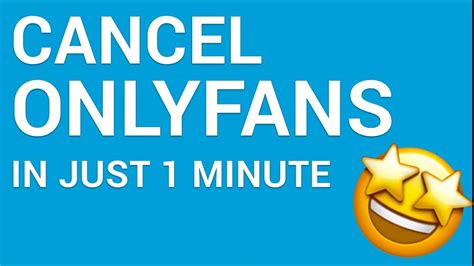 how to cancel onlyfans subs|How to Cancel Your OnlyFans Subscription